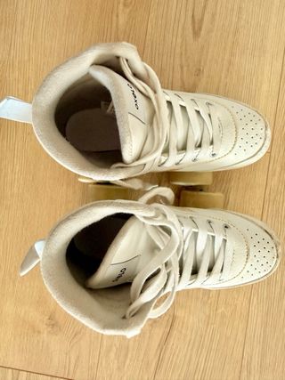 Patines 4 ruedas de calle Quad Decathlon Blancos
