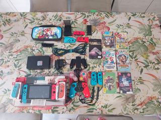 Nintendo Switch + 6 Juegos + Accesorios