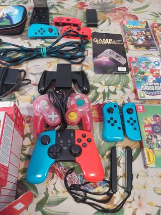 Nintendo Switch + 6 Juegos + Accesorios
