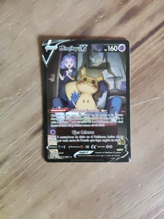 Carta Pokémon Mimikyu V TG16