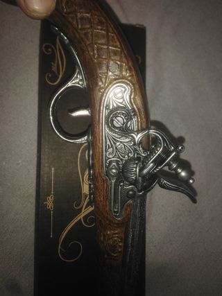 Pistola mosquetón antigua