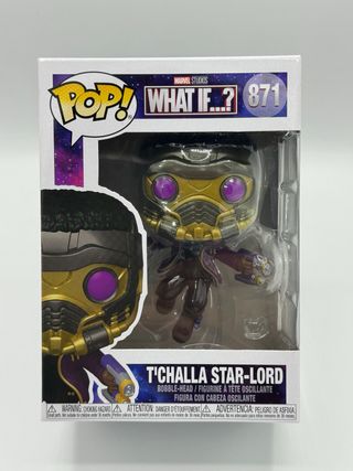 Funko Pop T'Challa Star-Lord 871 Marvel What If...