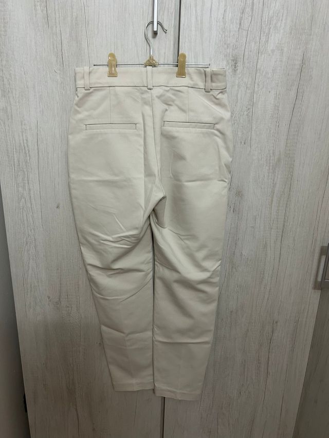 Pantaloni H&M Beige Taglia M/38