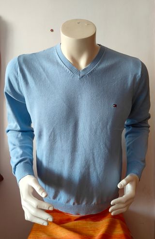 Jersey Tommy Hilfiger Azul Claro Talla L