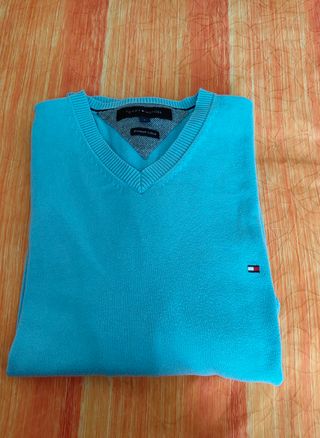 Jersey Tommy Hilfiger Azul Claro Talla L