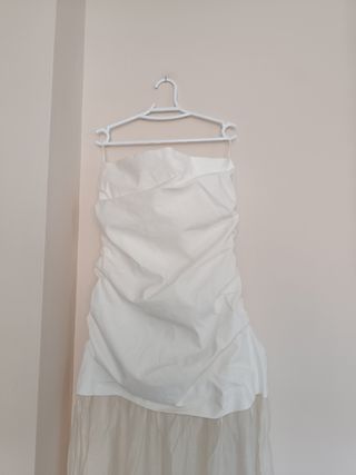 Vestido Zara largo combinado Talla XL