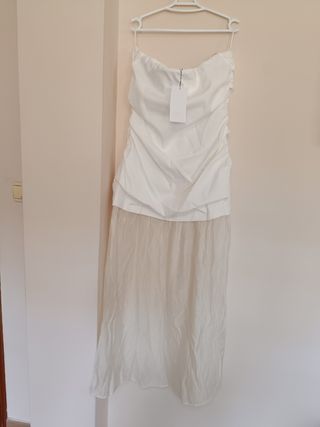 Vestido Zara largo combinado Talla XL