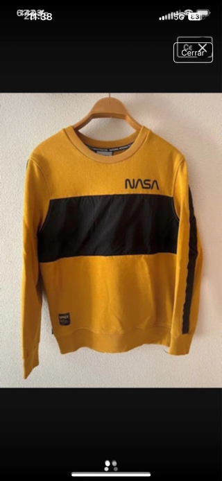 Sudadera NASA amarilla