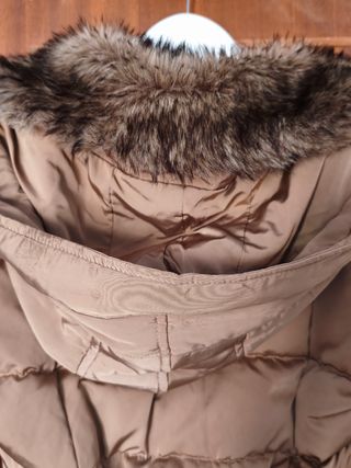 Abrigo color camel de Mango