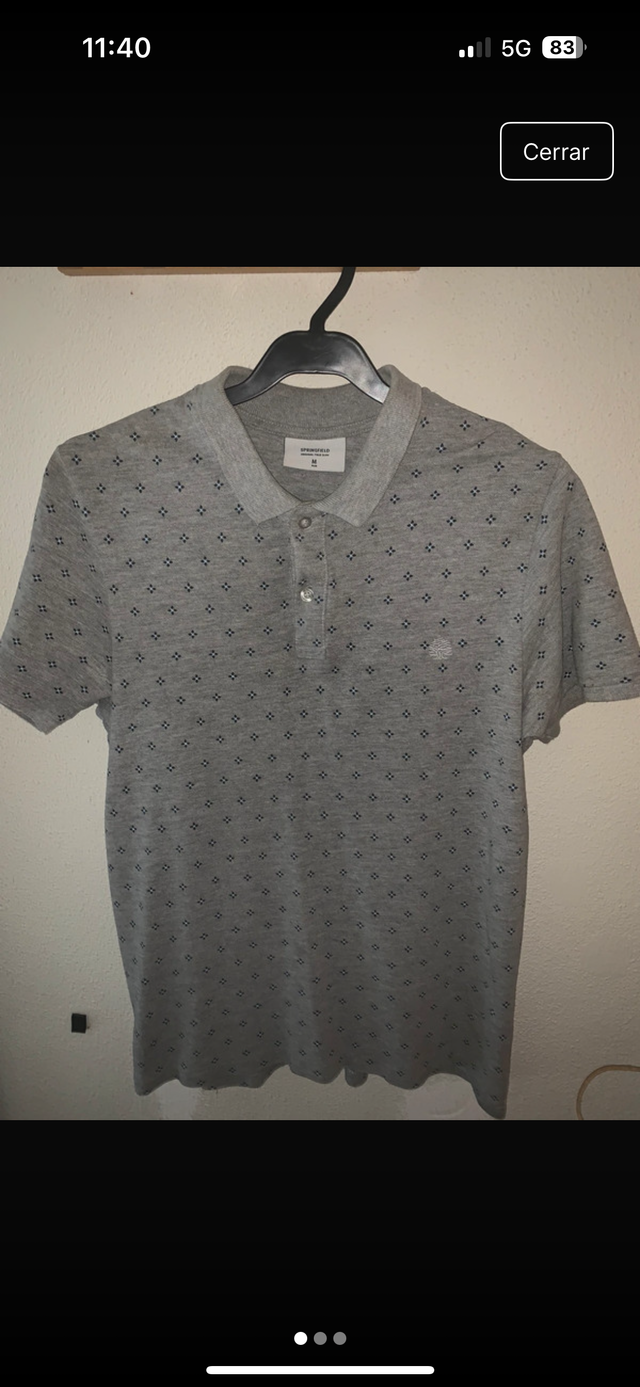 Polo Springfield Gris Talla M