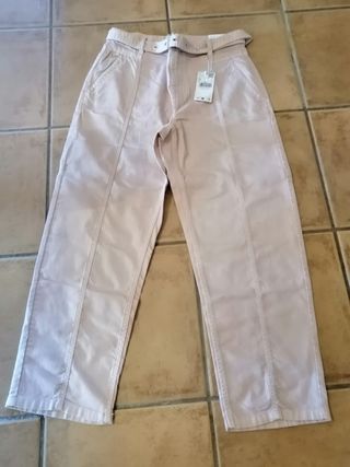 Vaqueros Mango chica rosa talla m