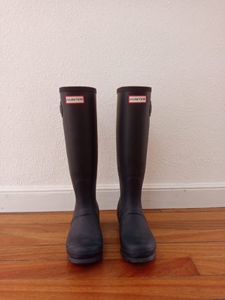 Botas de agua, Hunter, azul marino mujer