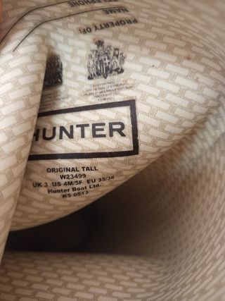 Botas de agua, Hunter, azul marino mujer