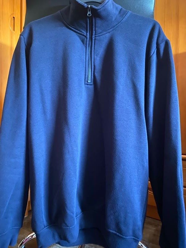 Sudadera de Algodón Azul