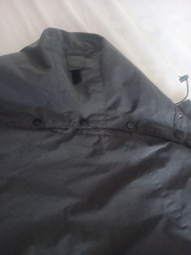 Abrigo niña negro y rosa 10/12 años