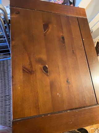 Mesitas de noche de madera maciza
