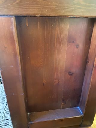 Mesitas de noche de madera maciza