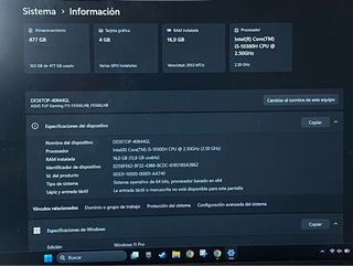 Ordenador Asus TUF Gaming Negro