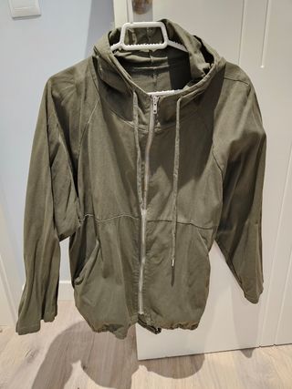 Cazadora Zara Entretiempo Talla L Verde