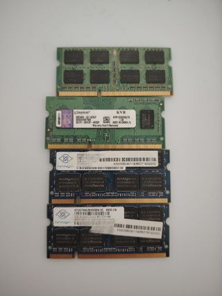 Kingston y Nanya Módulos RAM Portátil