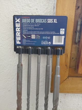 Juego 5 Brocas Ferrex SDS XL