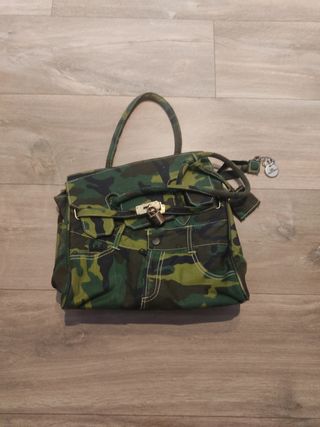 Bolso Camuflaje Verde y Multicolor