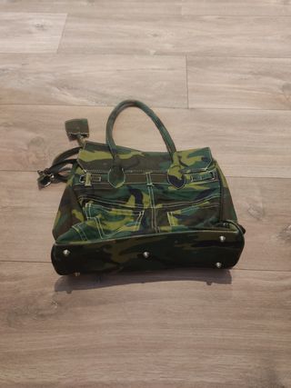 Bolso Camuflaje Verde y Multicolor