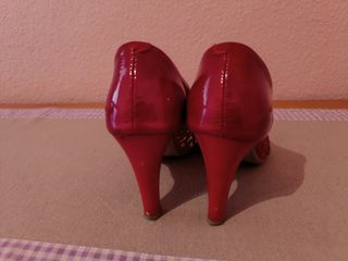 Zapatos Pitillos rojos talla 37