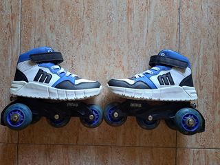 Patines Mustang MTNG Talla 33 con luces en ruedas.