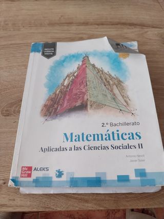Matemáticas Aplicadas a las Ciencias Sociales 2.º Bachillerato
