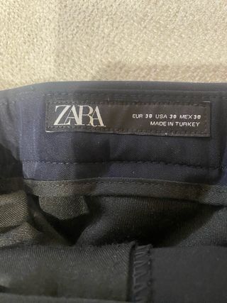 Traje Zara Azul Marino