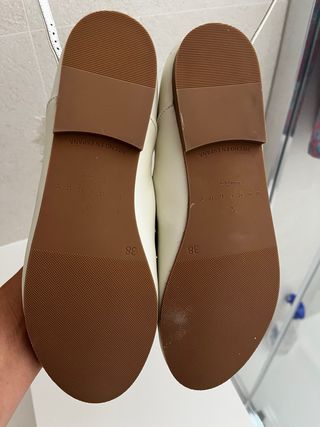 Zapatos de ceremonia niña blancos talla 38