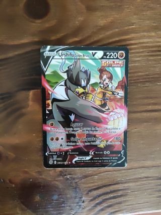Carta Pokémon Urshifu Golpe Brusco V TG18