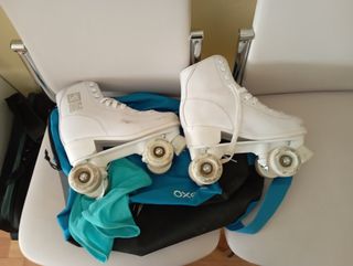 Patines de 4 ruedas blancos