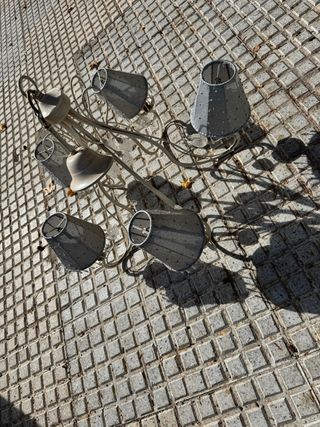 Lámpara colgante de 5 brazos