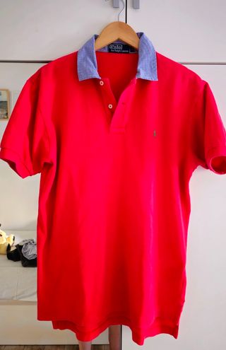 Polo Ralph Lauren Rojo con Cuello