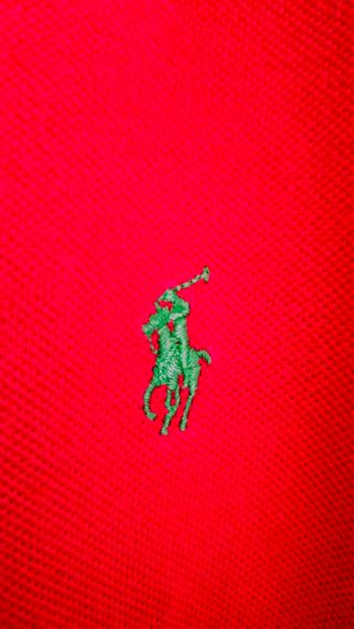 Polo Ralph Lauren Rojo con Cuello