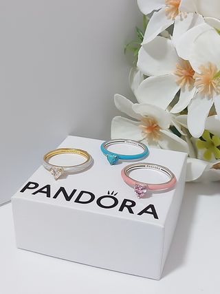 Anillo Pandora Talla 54 Corazón