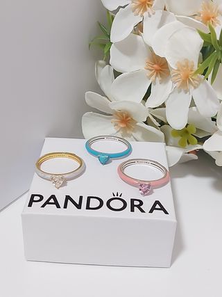 Anillo Pandora Talla 54 Corazón