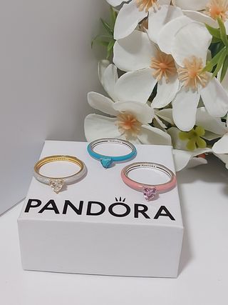 Anillo Pandora Talla 54 Corazón