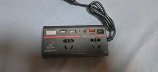 Inversor Corriente Coche 12V/24V a 110v/220v- 200W