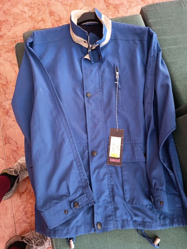 Parka azul talla L