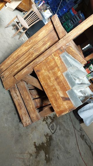Carrito de madera para venta