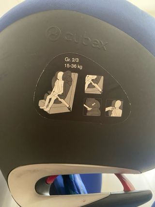 Silla Coche Cybex Grupo 2/3 M-Fix Azul