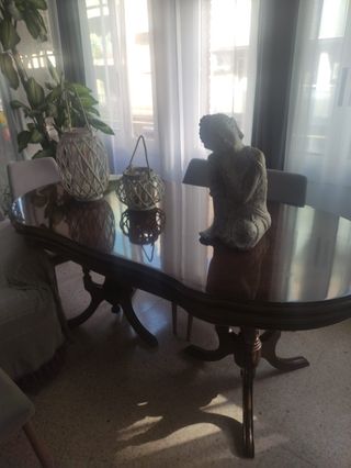 Conjunto comedor madera