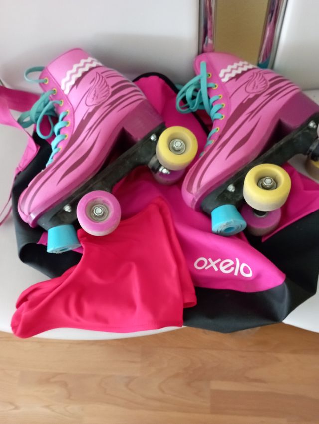 Patines de 4 ruedas para niña