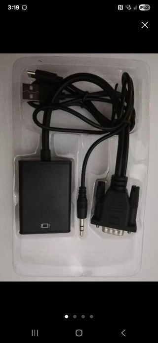 Adaptador VGA a HDMI con Audio
