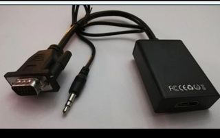 Adaptador VGA a HDMI con Audio