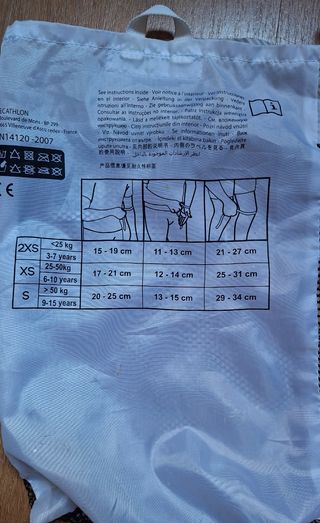 Set Protecciones Patinaje Oxelo Talla S