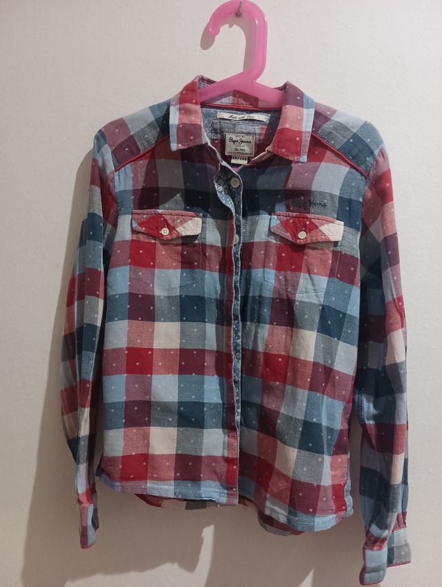 Camisa cuadros niña Pepe Jeans